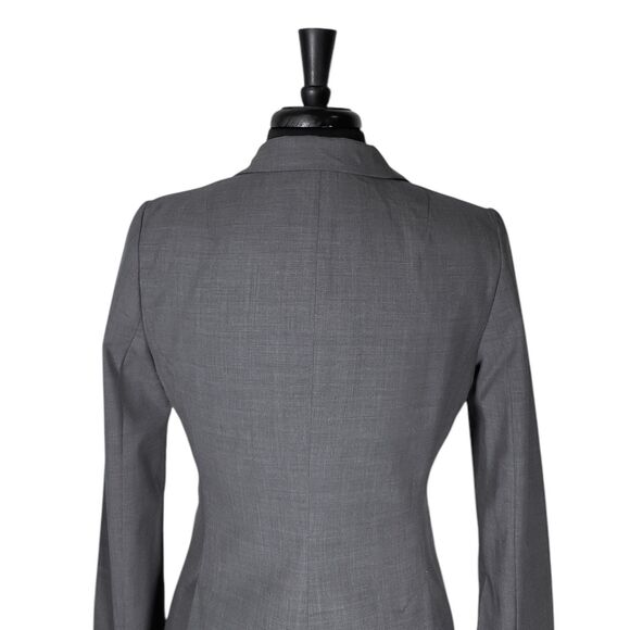Banana Republic Women's Blazer Gray Wool Stretch Office Business Suit Jacket 6 - Picture 8 of 10